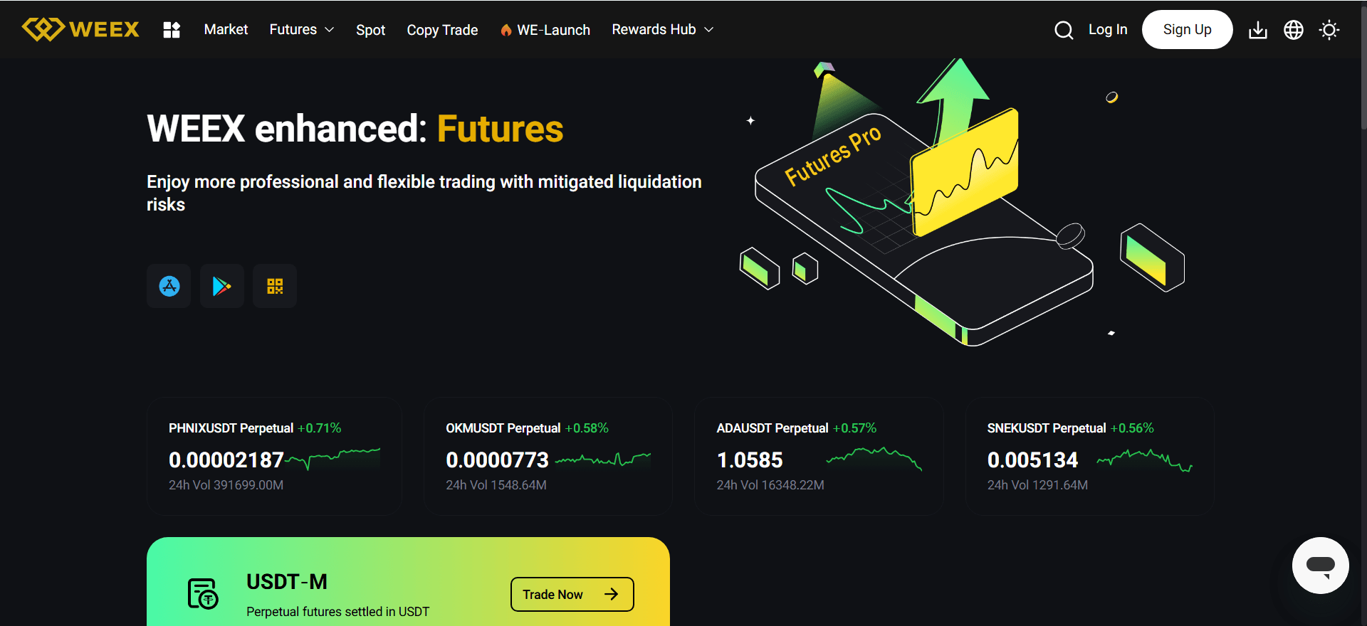 WEEX Futures Pro