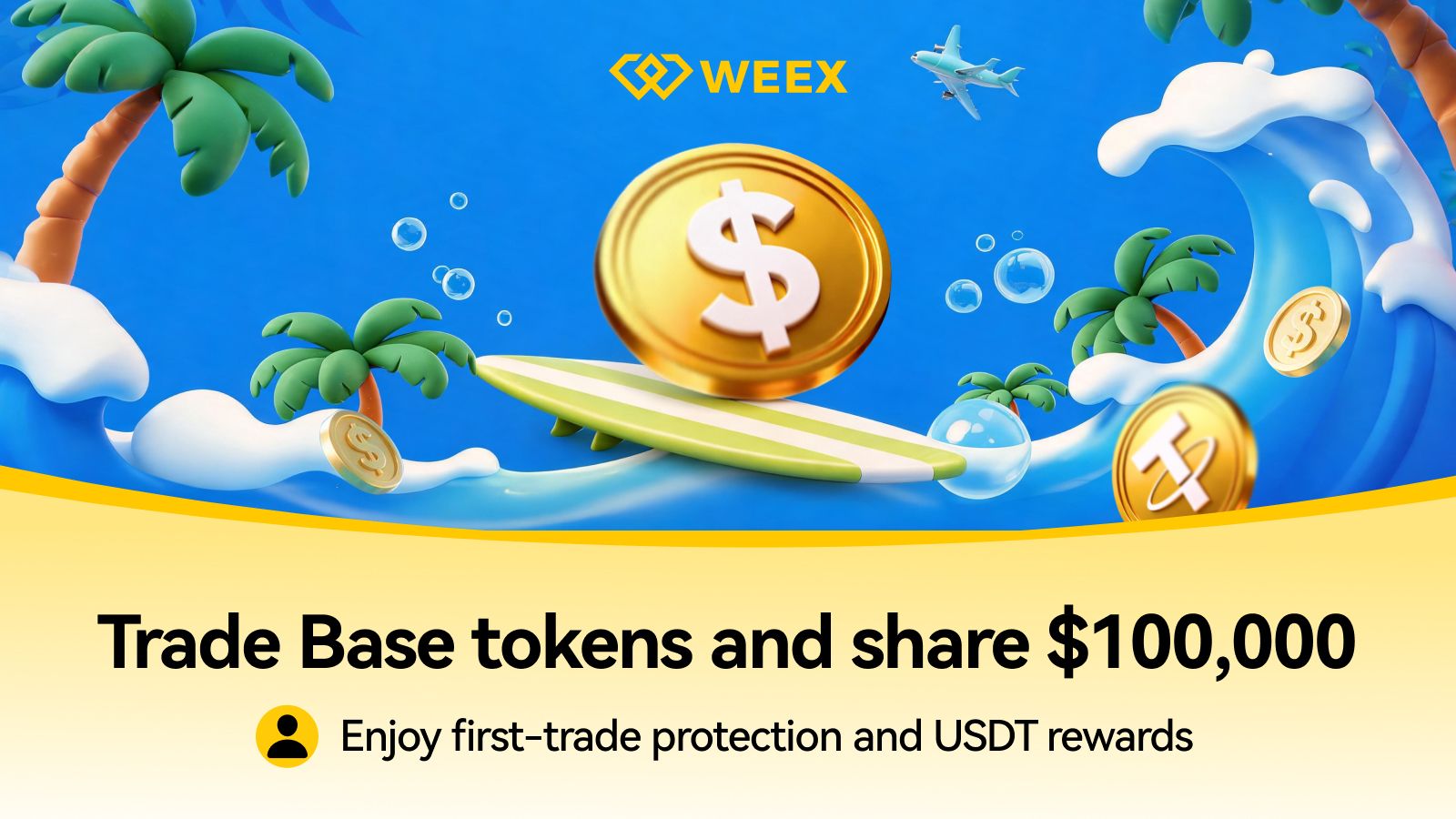 Base 代币交易奖励:在 WEEX 瓜分 $100,000
