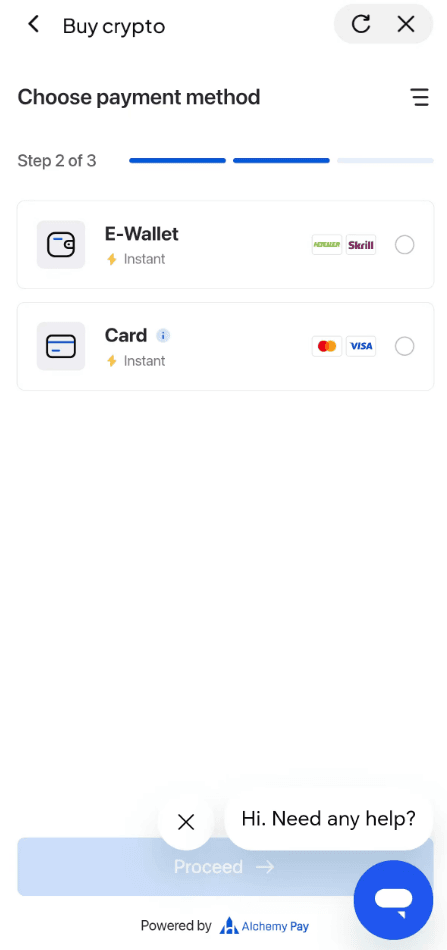 第五步：如何在WEEX OTC上买入DOGE with PLN? 应用程序版本